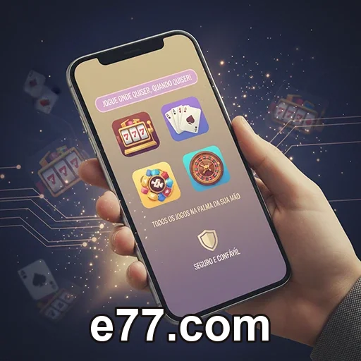 Hero mobile premium da plataforma e77.com